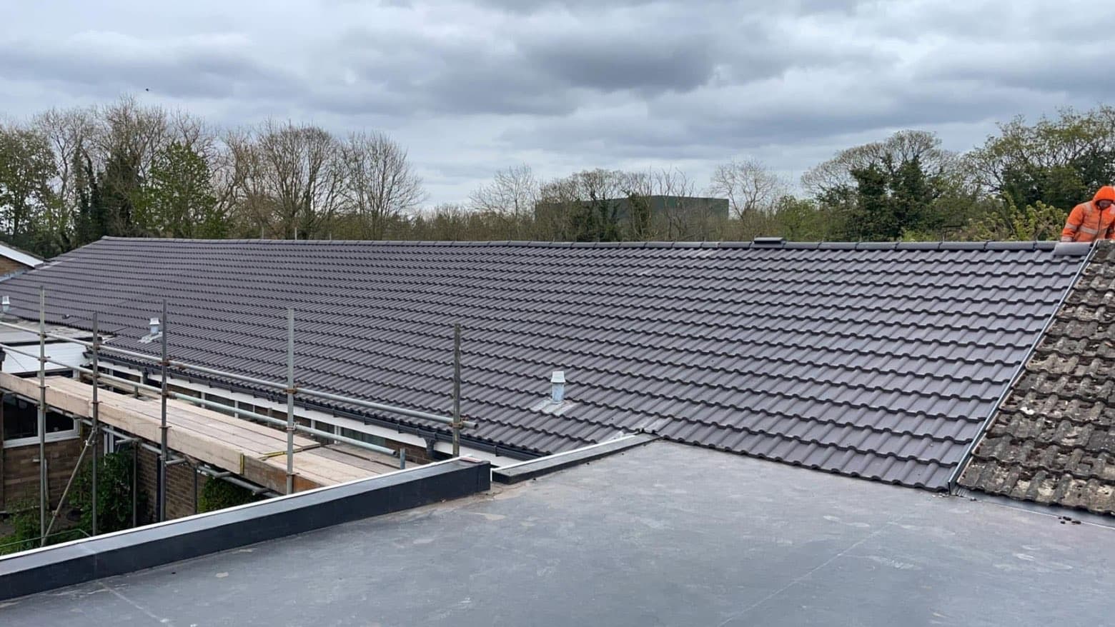 New roof installation by RML Ground Maintenance